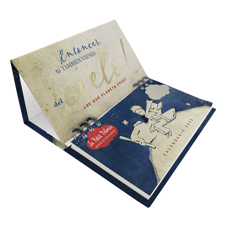 Calendario Agenda d Escritorio Le Petit Prince Airplane 2023-2