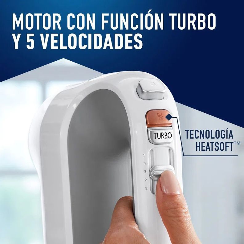 Batidora de mano Oster® tecnología HeatSoft™ FPSTHMAMR-5
