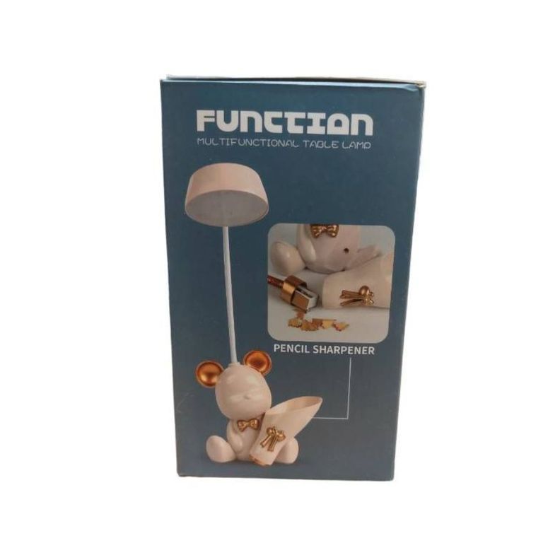 Lampara Escritorio Flexible Led Con Porta Lápices -2