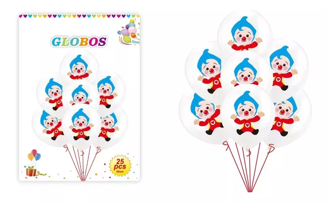 Set De Decoracion Globos Dia Del Niño Globos Plim Plim 2852-2