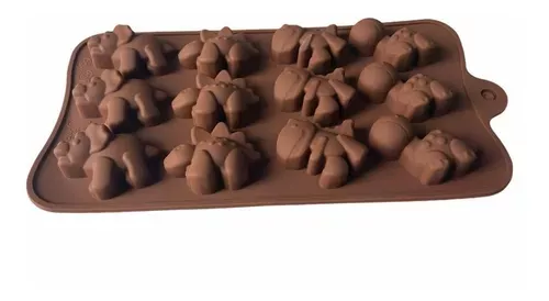 Pack X2 Moldes De Chocolate Dino Molde Chocolate Dinosaurio-0
