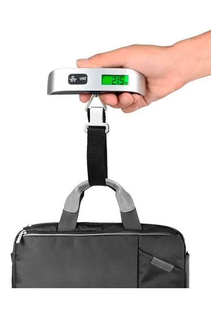 Pesa Digital Lcd De Mano Maleta Equipaje Balanza Portátil-4