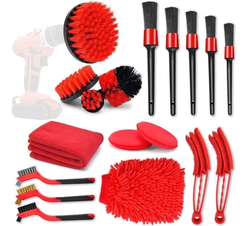 Limpieza De Auto Kit Grandprix 18 Piezas Interior Y Exterior-0