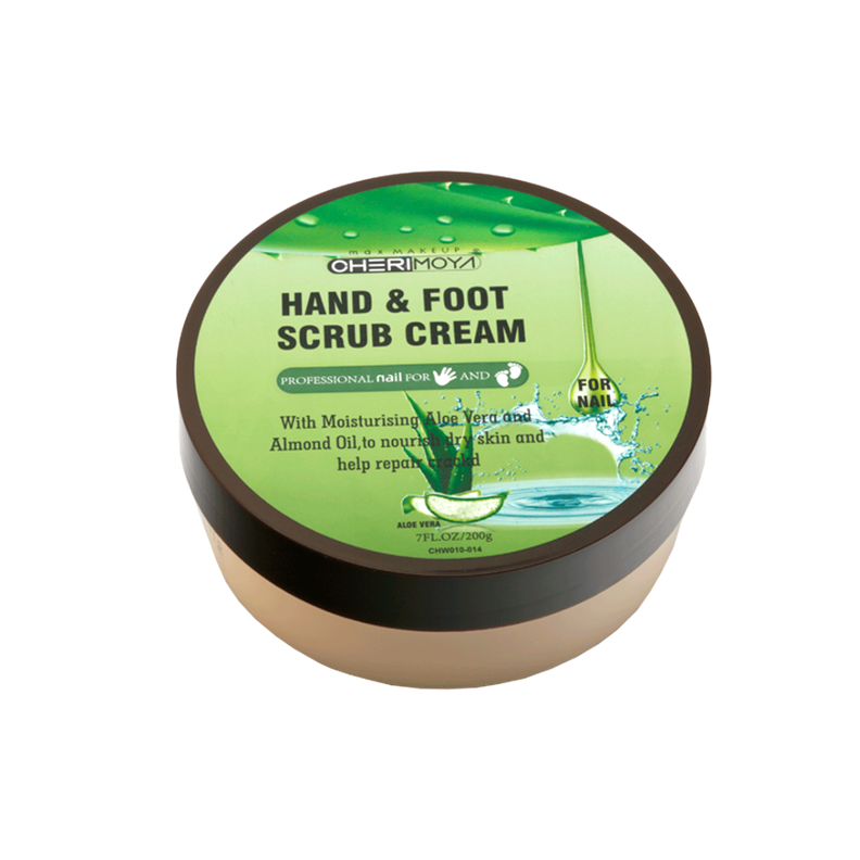 Exfoliante en crema de Aloe Vera para manos y pies