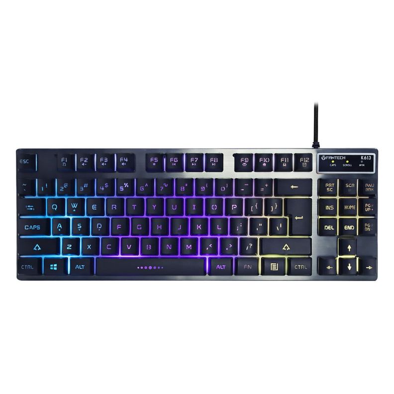 Teclado Gamer Fantech Fighter K613 TKL Membrana-0