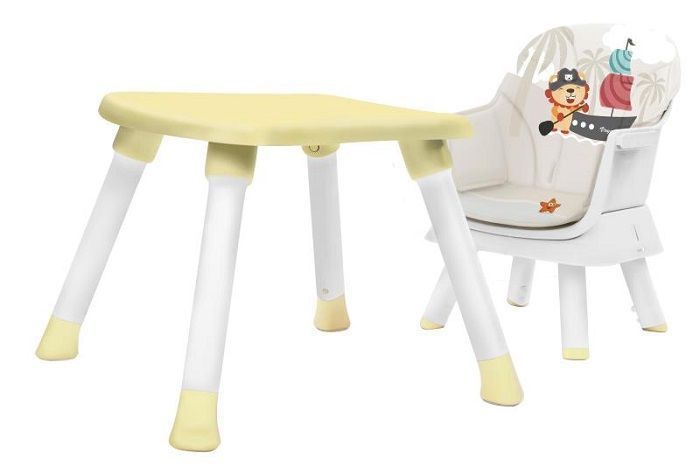 silla de comer multifuncional 6 en 1 voyage orange-1