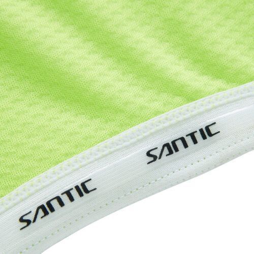 Jersey Hombre Manga Corta Kamen Lightgreen para Ciclismo SANTIC-4
