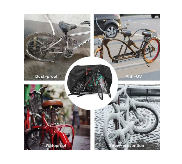 Carpa Cobertor Funda Para Bicicleta Impermeable 110 X 200cm-5