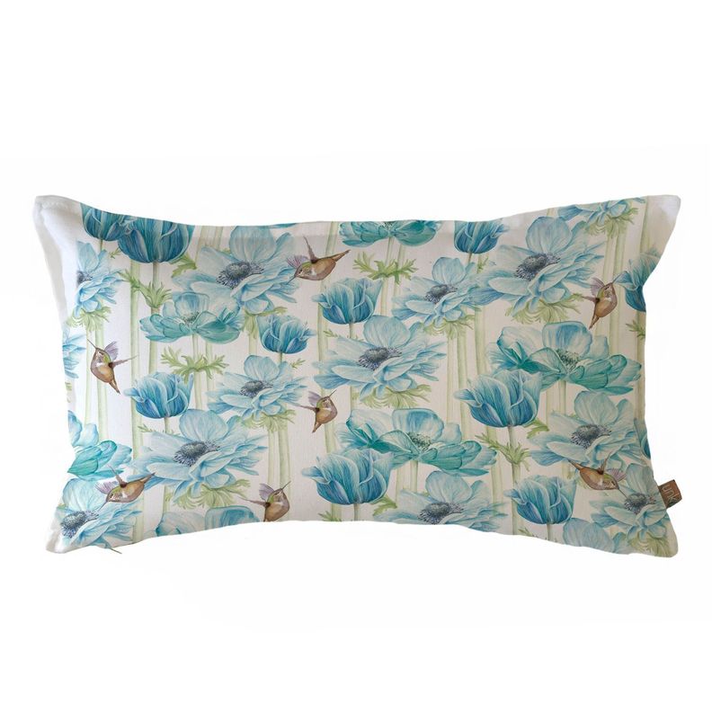 FUNDA COJIN  ALGODON ANEMONE PICAFLOR 50X30 Diseno 1