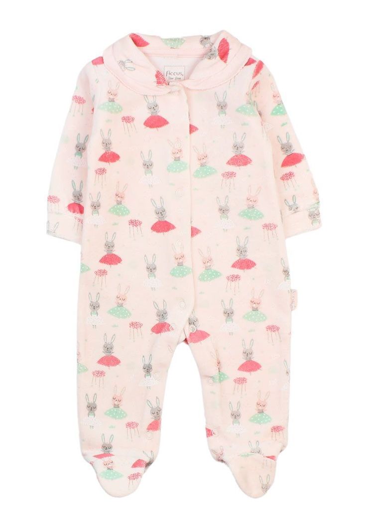 Osito newborn niña plush estampado ballerinas 127-0