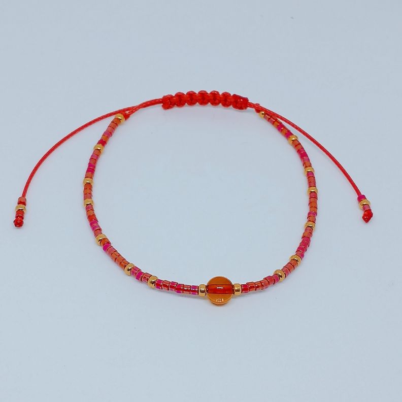 Pulsera de Protección (Rojo Tornasol)-0