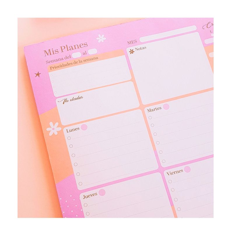 Planner semanal “Mis Planes” y  Lista de tareas “Mi lista”-2