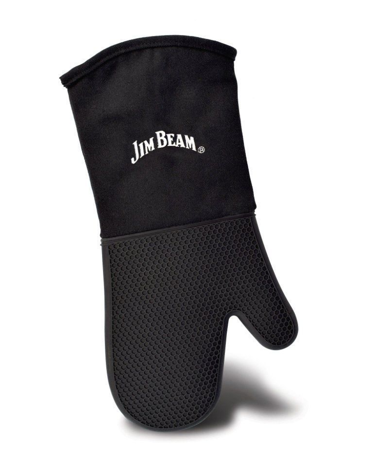 Guante Parrillero Ultra Resistente Jim Beam Negro