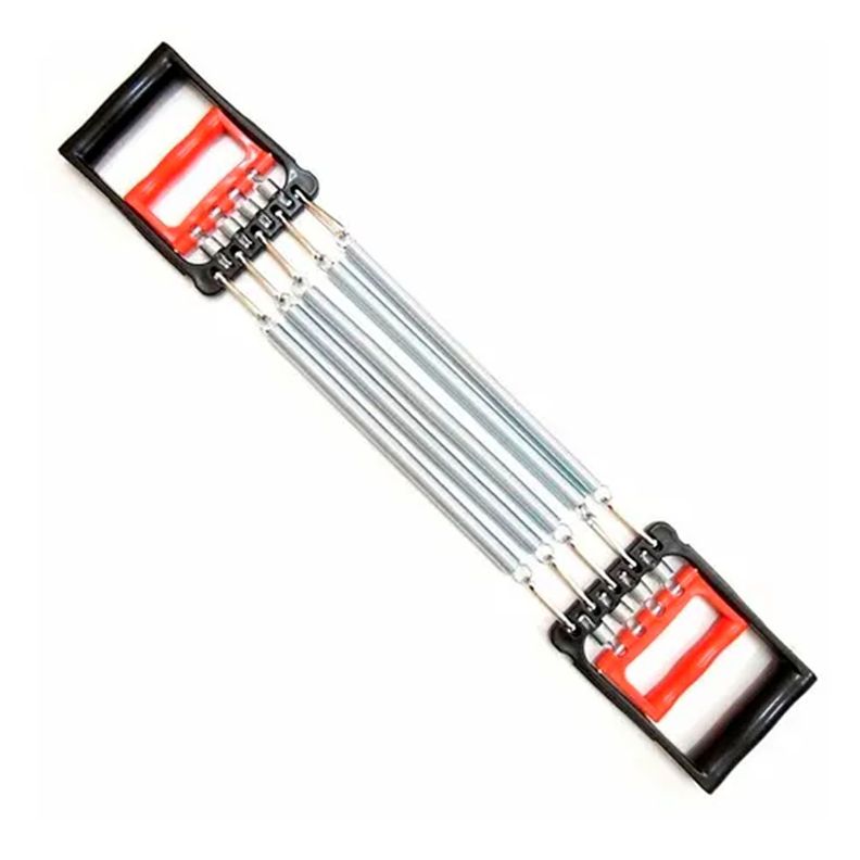 Extensor Con Manijas Pecho Brazos 5 Resortes Fitness Diseno 1