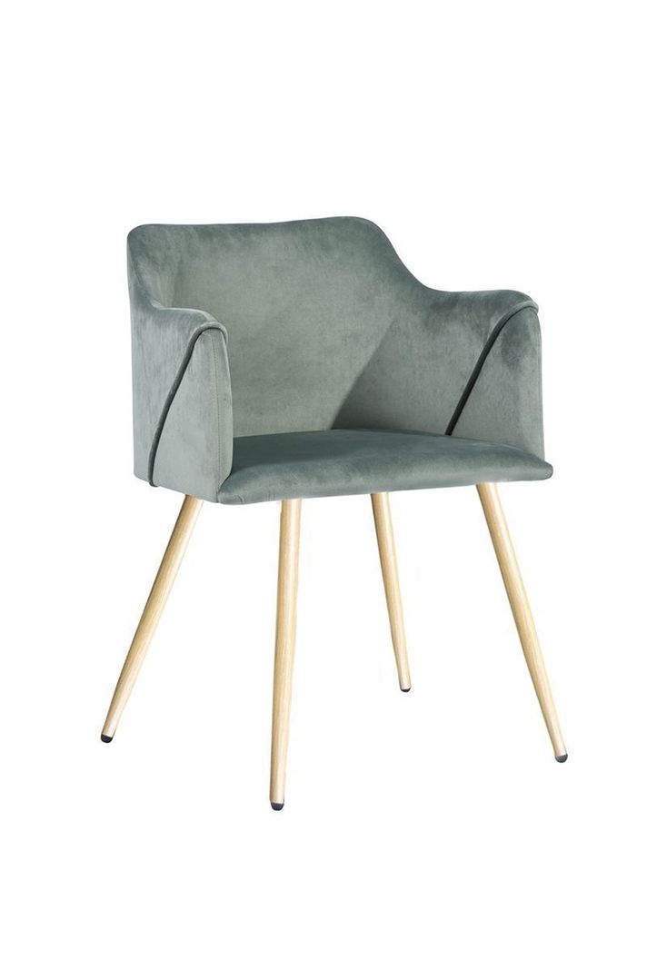 Silla Comedor Sitial Aldridge Terciopelo Verde-0