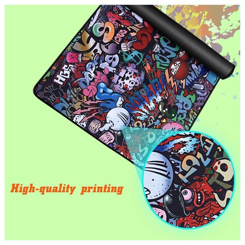 Mousepad Urban Diseño Graffiti XL 90x40Cm -1