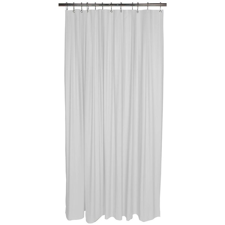 Forro Cortina De Baño Blanco PVC 183 x 183-1
