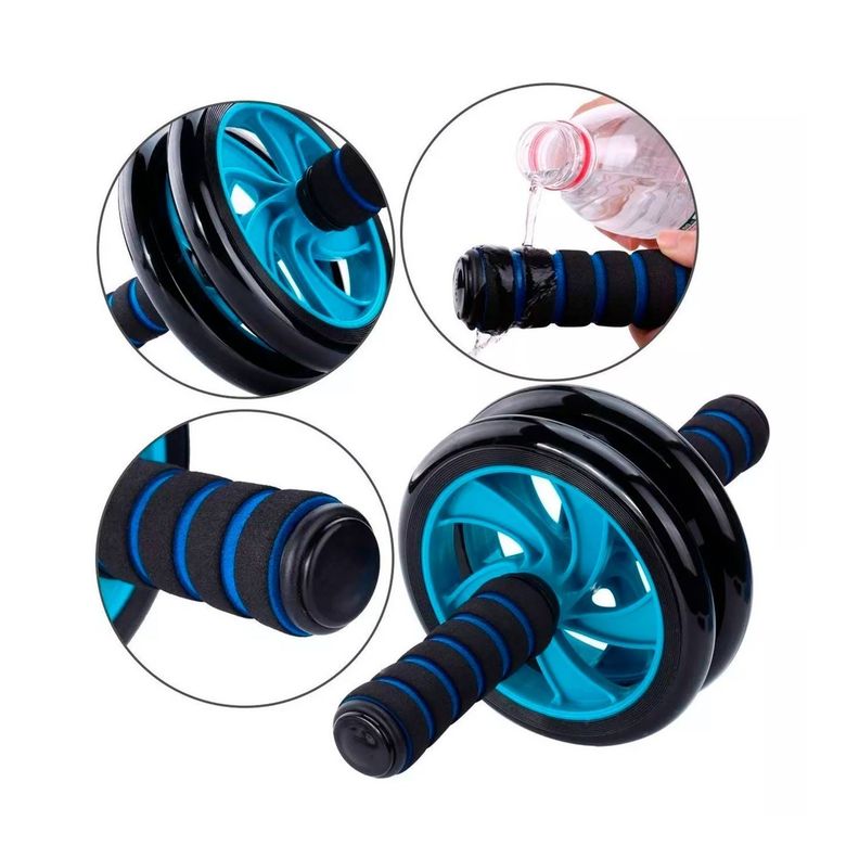 Kit Rueda Para Ejercicio Abdominal + Mini Alfombra-1