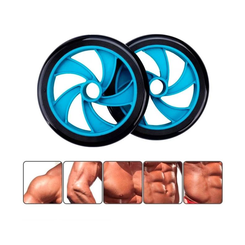 Kit Rueda Para Ejercicio Abdominal + Mini Alfombra-2