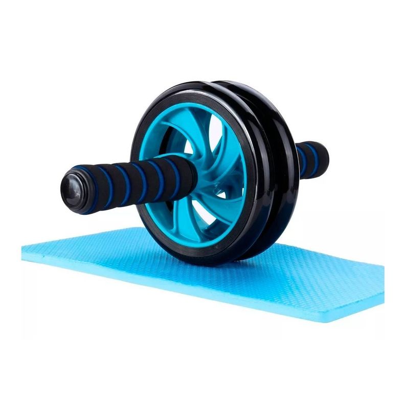 Kit Rueda Para Ejercicio Abdominal + Mini Alfombra-0