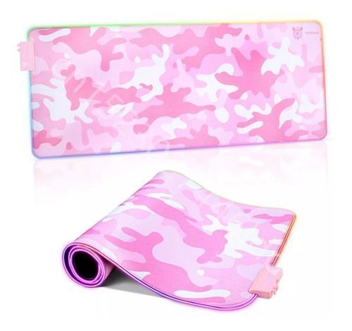 Mousepad G5 Rosado Con Luces Rgb 80x30-1