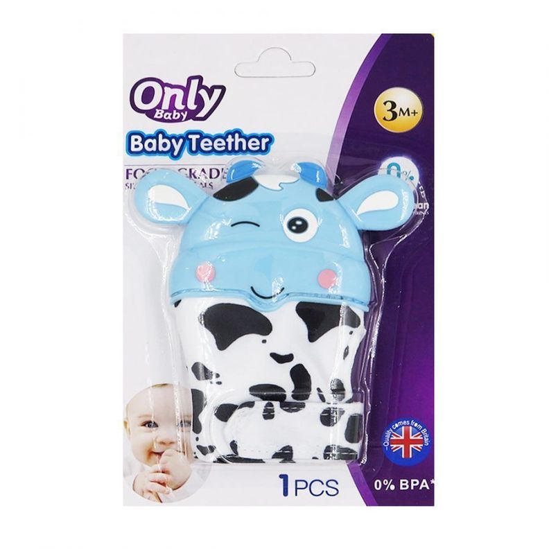 Guante Miton Mordedor Rasca Encias Para Bebes Celeste A-79-0