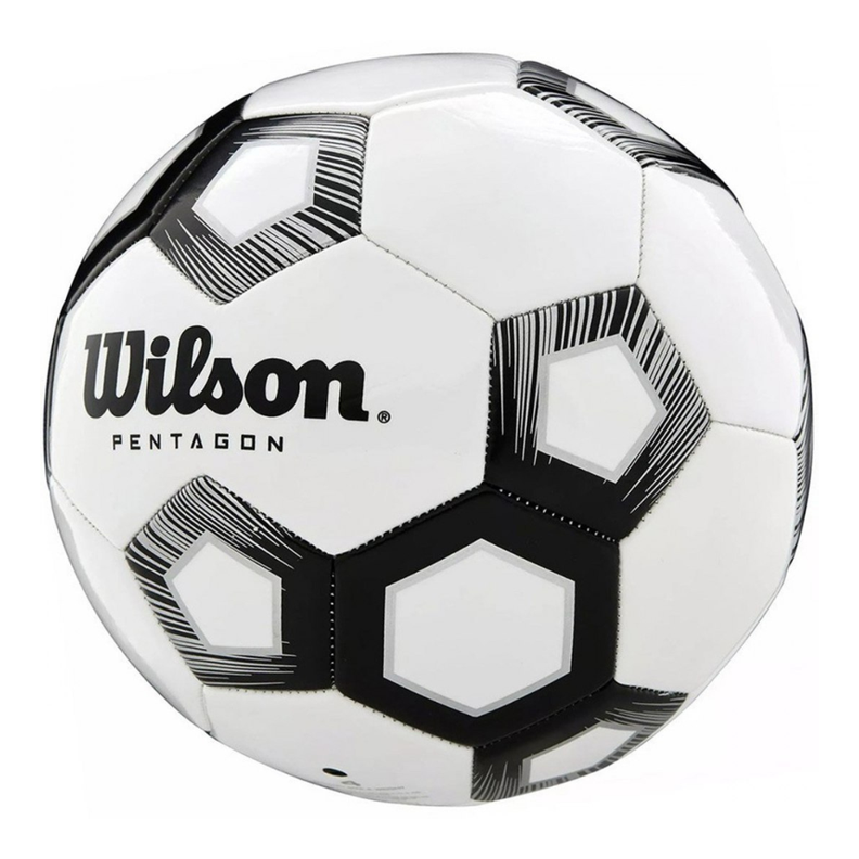 Balón Futbol Pentagon Tamaño 5 Negro-1