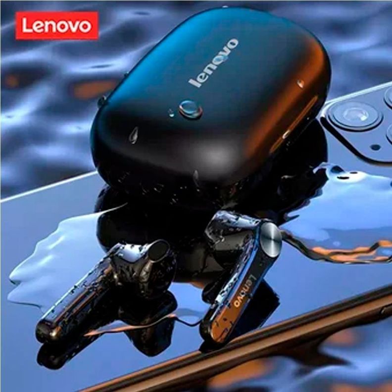 Audifono Inalambricos Bluetooth Lenovo Qt81 Negro-2