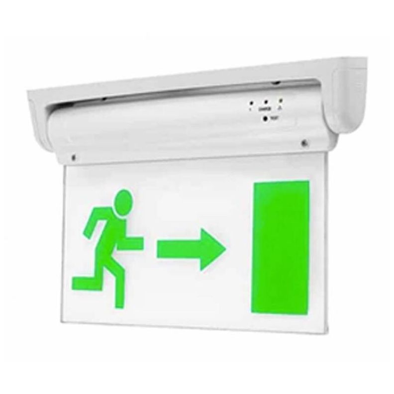 Luz LED De Emergencia Pro Con Letrero Salida Con Certificacion SEC-0