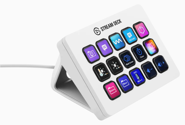 Streamdeck ElGato MK.2, 15 Teclas LCD, White-0