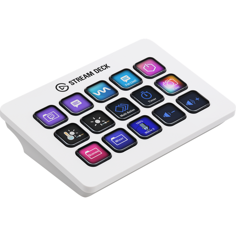 Streamdeck ElGato MK.2, 15 Teclas LCD, White-1