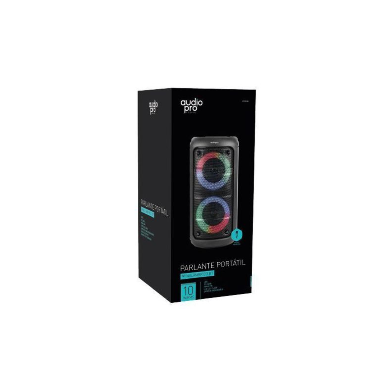 Parlante Portatil bluetooth FM USB AUX 3.5mm 10W RMS-1