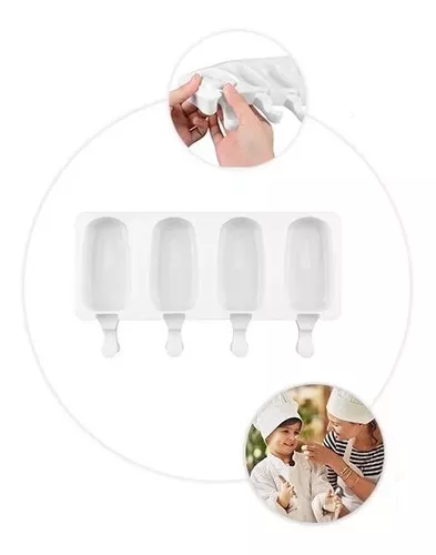 Moldes De Silicona Blanco Para Helados Molde Paletas Helado 0417 -4
