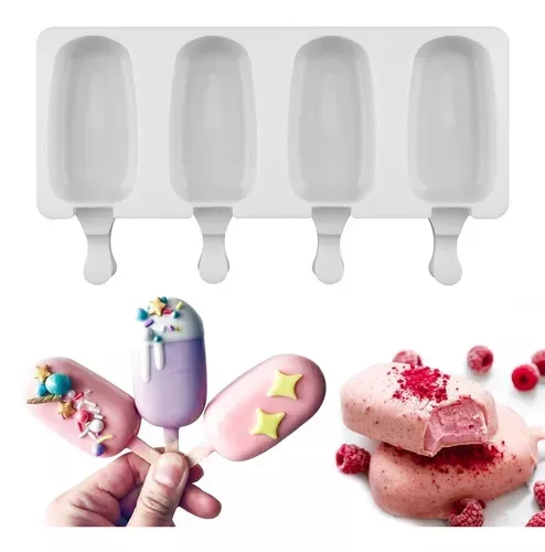 Moldes De Silicona Blanco Para Helados Molde Paletas Helado 0417 -1
