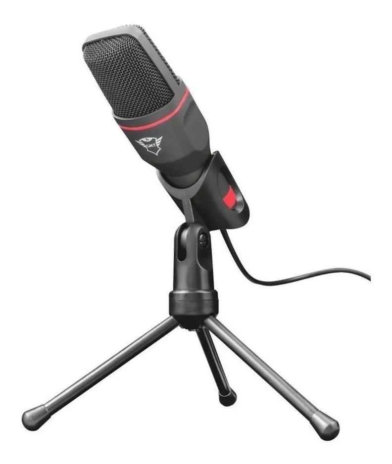 Micrófono Trust GXT 212 Mico USB 23791 condensador omnidireccional negro-0