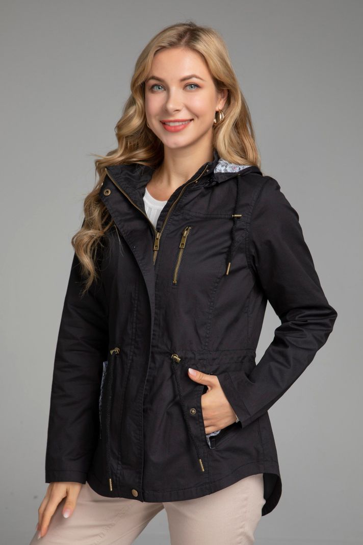 Chaqueta Gabardina Casual-1