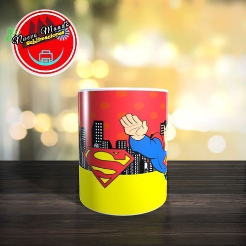 Taza Blanca De Superman - La Serie Animada-1