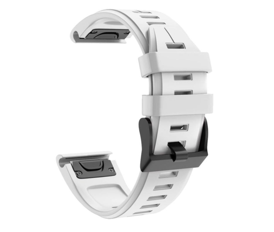 Correa Compatible Garmin Fenix 6-6Pro 5-5Plus 22MM Blanco-0