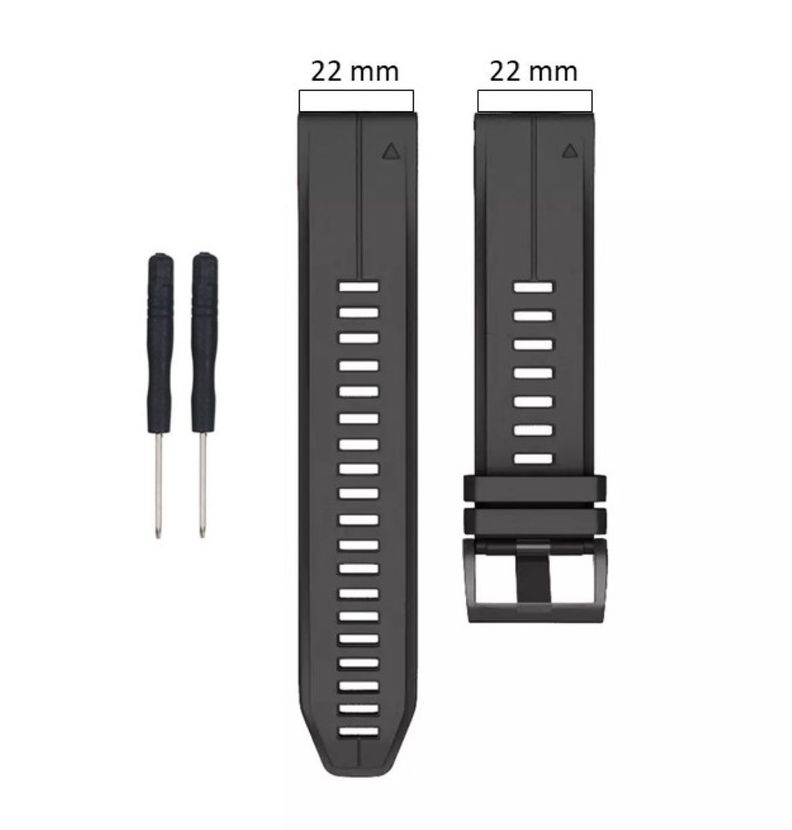 Correa Compatible Garmin Fenix 6-6Pro 5-5Plus 22MM Blanco-1