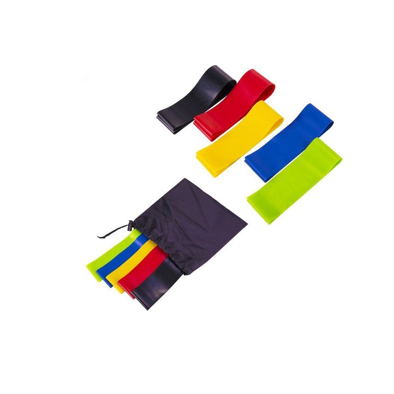 Pack 5 Bandas Elasticas Para Entrenamiento Fitness -3