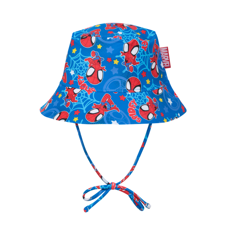 Gorro Bebe Nino UV 50 Disney Spidey Azul