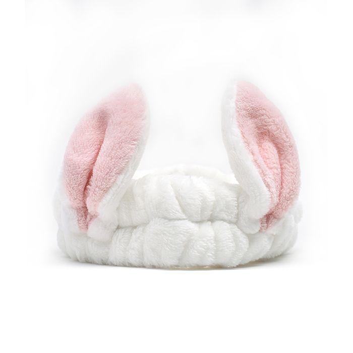 Cintillo Make Up Orejas Cortas Blanco Skinlab-0