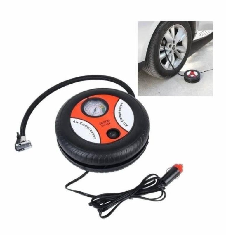 Inflador Compresor De Aire 12v 300psi Neumaticos Autos-1