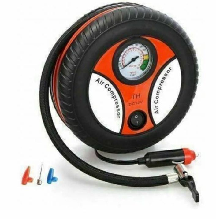 Inflador Compresor De Aire 12v 300psi Neumaticos Autos-0