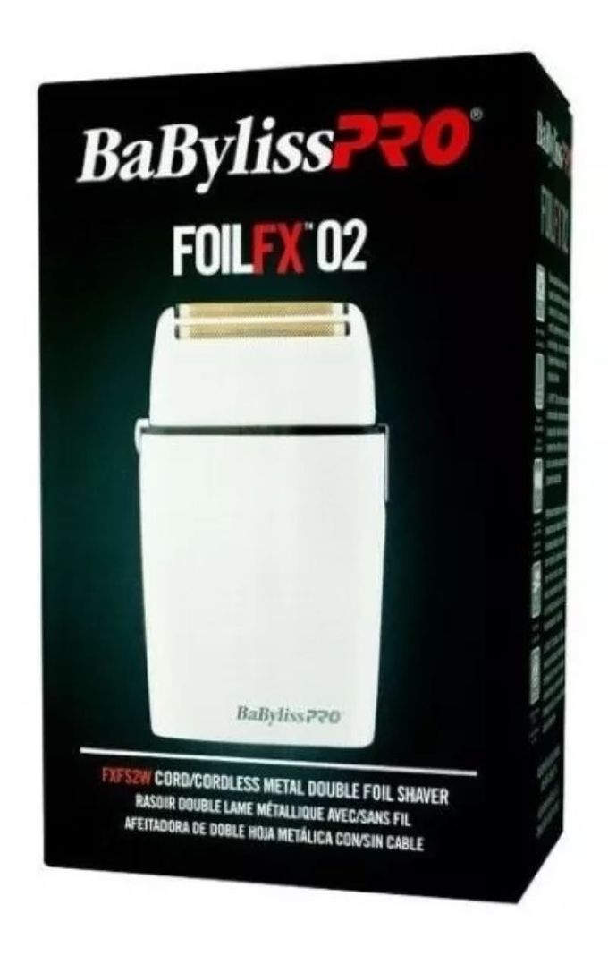 Máquina Afeitadora Babyliss Pro Foil Fx02 Blanca-2