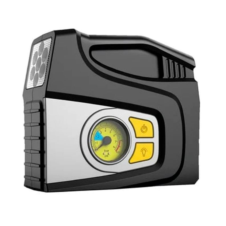 COMPRESOR DE AIRE 12V - 100 PSI - 25L/PM - CON LUCES LED DE EMERGENCIA TL217-0