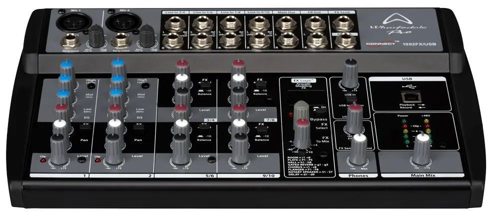 Mixer analogo Wharfedale CONNECT 1002 FX/USB-0