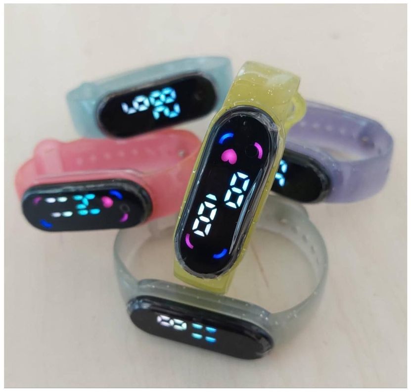 PULSERA RELOJ SMART INFANTIL COLORES-3