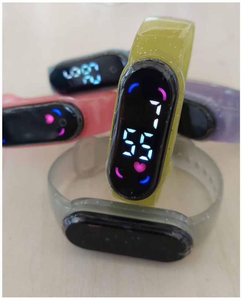 PULSERA RELOJ SMART INFANTIL COLORES-1