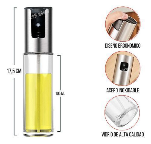 Dispensador Spray Rociador Para Aceite - Vinagre-3